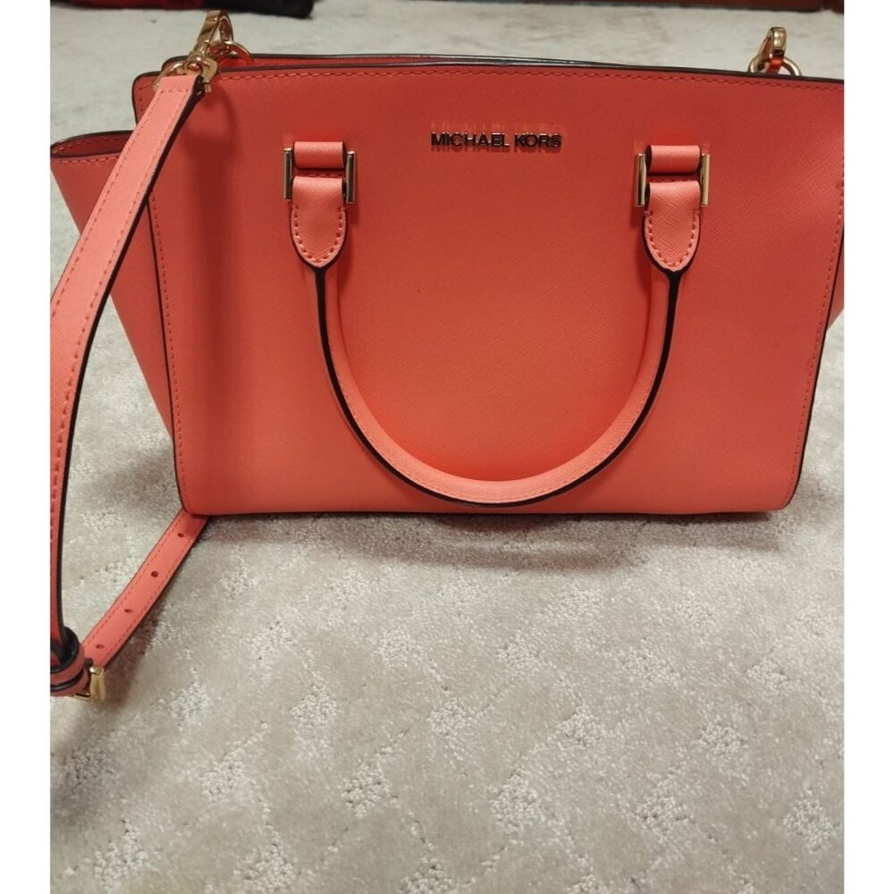 Michael Kors Coral Crossbody Satchel